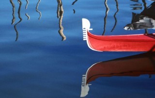 Roberto Soncin Gerometta photo for "Venice Reflections" - Red Gondola
