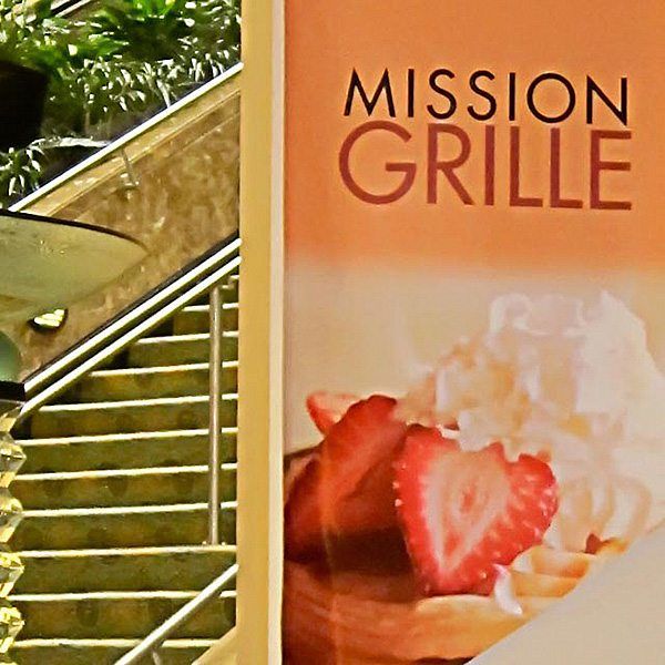 Marriott Hotel Signage for Mission Grille