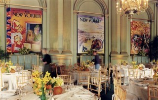 Event Display for the New Yorker designed by Stanlee Gatti Designs