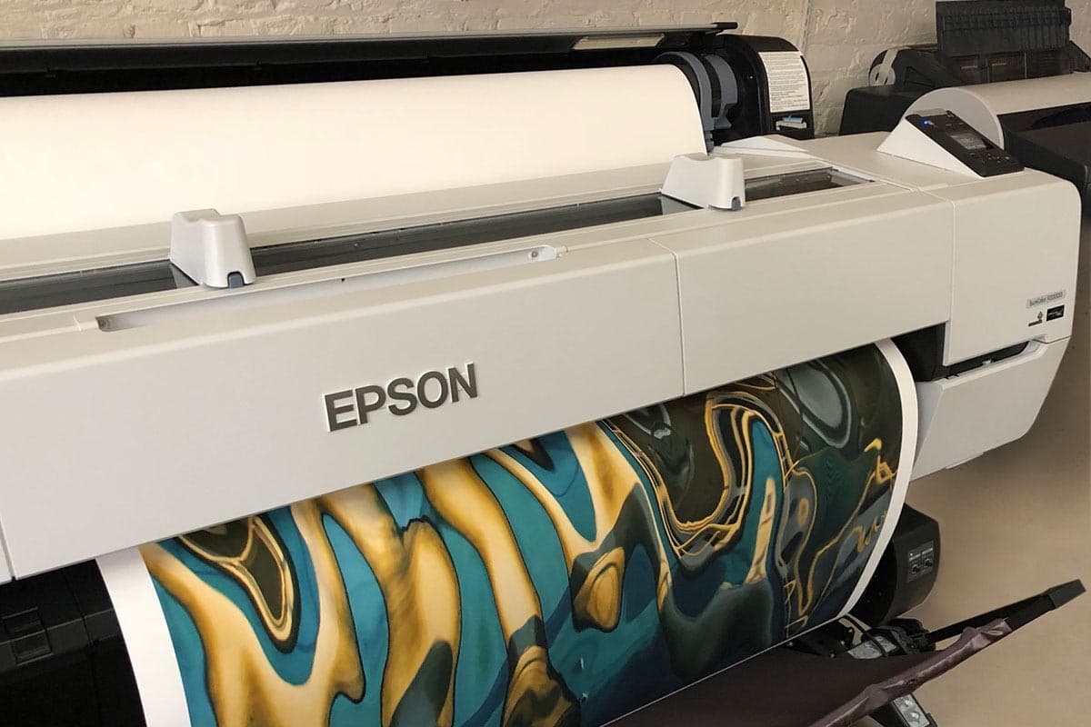 Printer at Blow Up Lab a Barbara Vaughn Photograph